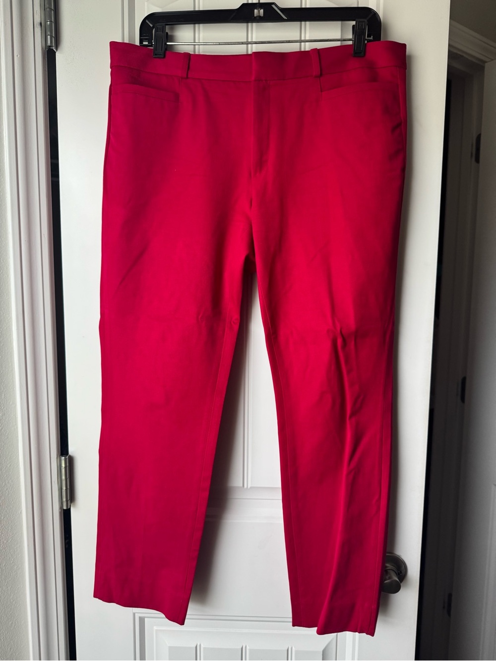 Banana Republic Women's Bright Red Tailored Pants